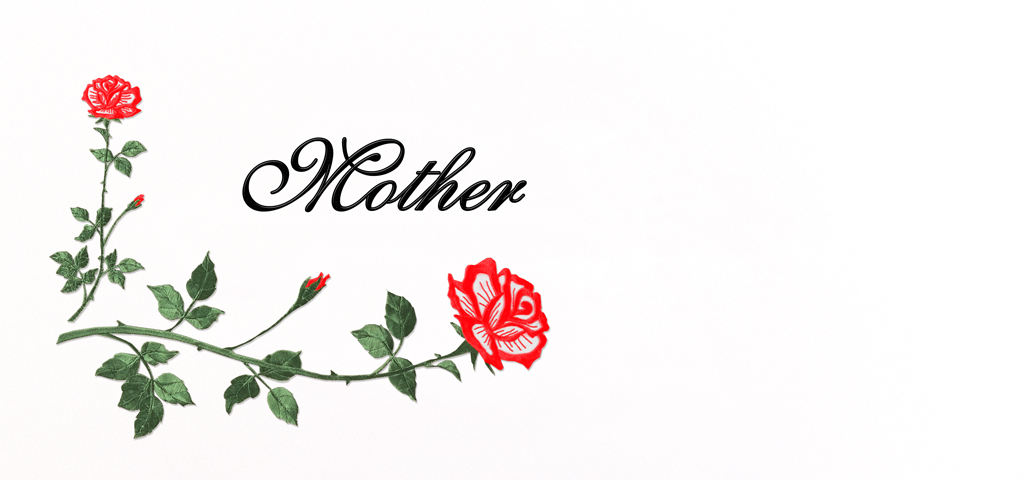 Corner Rose Faux Red (Mother) PROOF